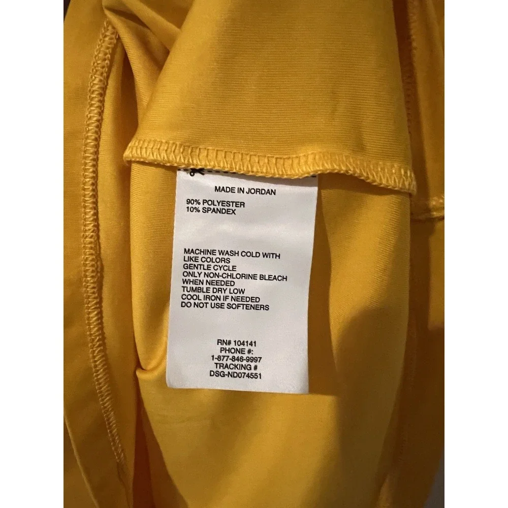 NWT DSG Girls XL (16) Movement Tee University Gold Heather Short‎ Sleeve Shirt
